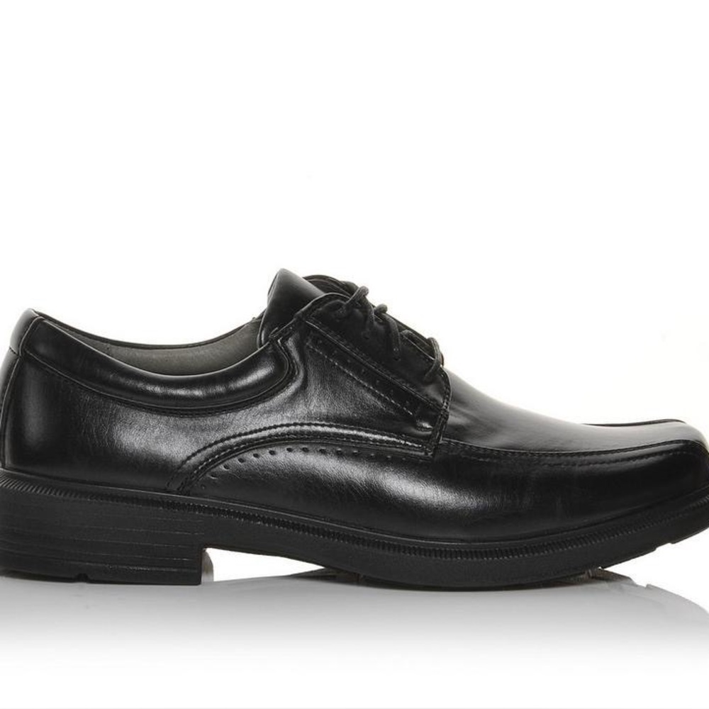 Classic Black Leather Men's Dress Shoes